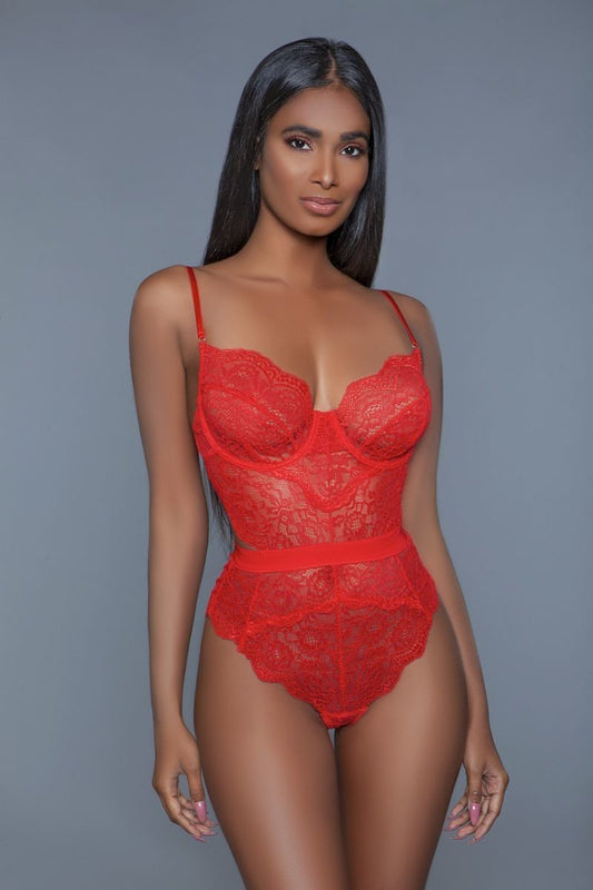 Non-padded Cups With Modern Cut-out Bodysuit